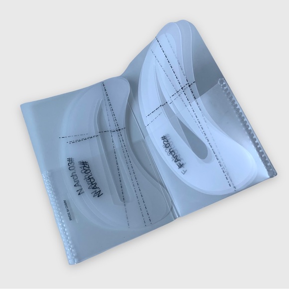 Eyebrow Stencils Set 6 Styles Makeup Tools Beauty Cosmetics Skincare Travel - Picture 3 of 3